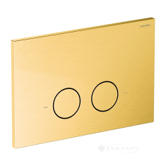 смывная клавиша Omnires STEEL R-45 brushed gold (ST45PS1GLB)