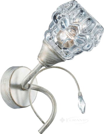 Бра Wunderlicht Modern Style, прозрачное, белое (YW8851-W1)