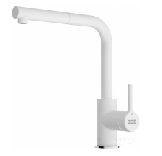 смеситель Franke Lina L Shape Pull Out с вытяжным изливом белый (115.0728.485)
