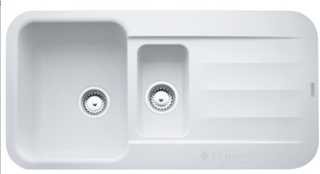 Кухонна мийка Franke PBG 651 97х50 білий (114.0258.093)
