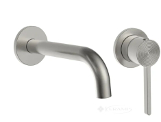 смеситель для умывальника Rea Foster скрытого монтажа, brushed nickel + box (REA-B6442)