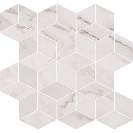Мозаика Opoczno Carrara Pulpis 28x29,7 white