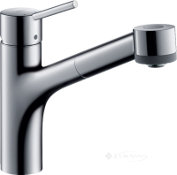 смеситель для мойки Hansgrohe Talis M 170, с вытяжным душем, 2jet, хром (73860000)