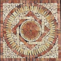 мозаика Imso Ceramiche Pietre Naturali 66х66 rosone reggio