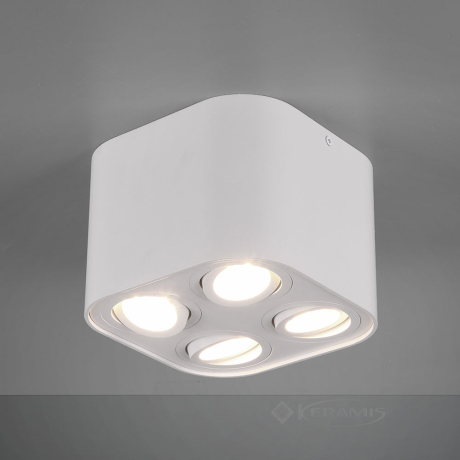 Точечный светильник Trio Cookie, белый матовый, 4 лампы (612900431)