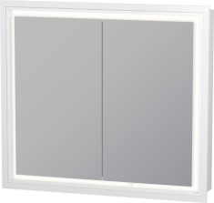 шкафчик зеркальный Duravit L-Cube 80x15,4x70 белый (LC7651)