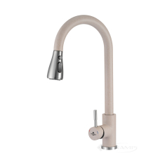 змішувач для кухні Granado Campo LUX з висувним виливом, avena (gz0502L)