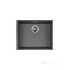 кухонна мийка Granado Under Top L 60,6x45,6x21,5 із сифоном, grafito (gr3509)