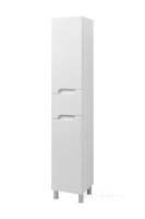 пенал Van Mebles Корнелия белый, напольный, левый, с корзиной (000004543)