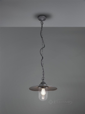 подвесной светильник Trio Brenta, антрацит, прозрачный (301760142)