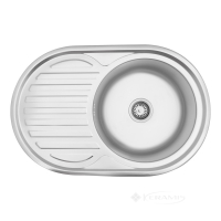 кухонна мийка Kroner Satin 77х50х18 сталь (Satin-775008180) CV022788