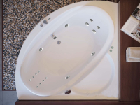 гідромасажна ванна WGT Rialto Maggiore 150x150 + корпус+рама+злив/перелив (RLTMGR147HLTPCW)
