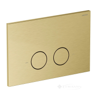 смывная клавиша Omnires STEEL R-45 brushed brass (ST45PS1BSB)