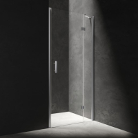 душові двері Omnires Manhattan 100x195 см безпечне скло chrome /transp(ADP10XLUX-TCRTR)