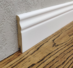 плінтус Kluchuk MDF 80 мм ral білий (MDF-RV80)