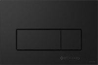 змивна клавіша Cersanit Tech Line Opti чорний мат (K97-501)