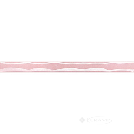 Фриз Kerama Marazzi Волна 2x25 розовый (106)