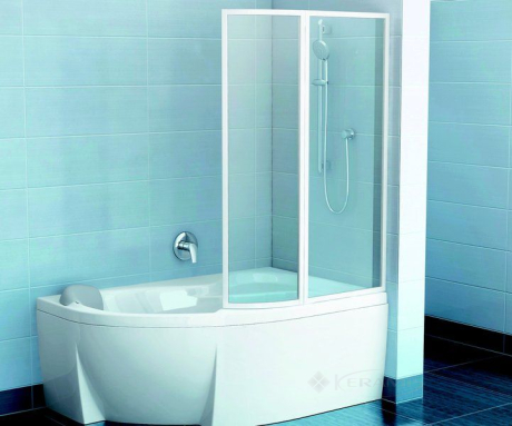 Ванна Ravak Rosa II 170x105(L/R)+штора для ванни VSK2 +панель ROSA II+сифон