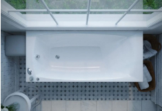 гидромассажная ванна WGT Rialto Lido 170x75 + слив/перелив