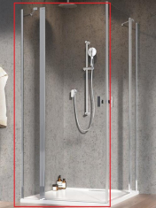 душевая кабина Radaway NES KDD II 100x100 левая часть, безопасное стекло, прозрачное (10031100-01-01L)