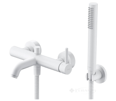 смеситель для ванны и душа Omnires Y matt white (Y1231WM)
