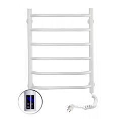 полотенцесушитель Navin Блюз 480x600 Sensor, правый с таймером белый (12-006033-4860)