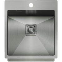 кухонна мийка Aquasanita Aira 510x450x200 графіт (AIR100X-T)