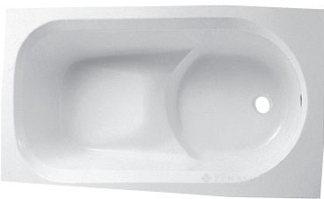 Ванна акриловая Kolo Diuna 120x70 прямоугольная (XWP3120000)