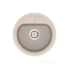 кухонна мийка Vankor Polo 45x45 beige + сифон (PMR 01.45)