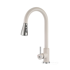 змішувач для кухні Granado Campo LUX з висувним виливом, gris (gz0508L)
