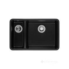 кухонная мойка Granado Under Top Double 70,5x44,5x20 black shine (gr3401)