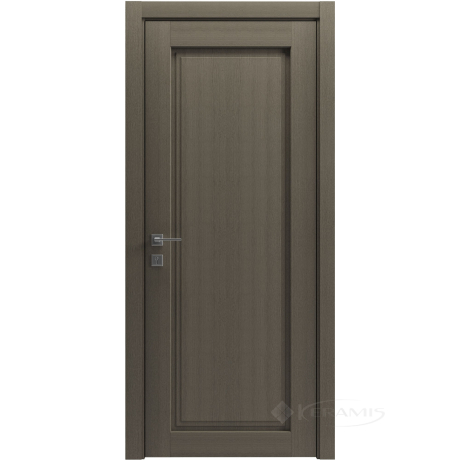 Дверное полотно Rodos Style 1 600 мм, глухое, серый дуб