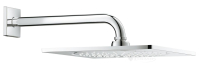 верхній душ Grohe Rainshower F-Series 10 з кронштейном, хром (26070000)