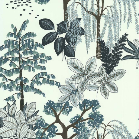 Обои Lutece Fragrance jardin japonais bleu (11191301)