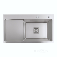 кухонна мийка Platinum Handmade 78x43x22 R сталь (SP000037438)