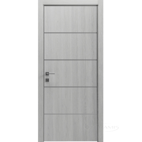 Дверное полотно Rodos Modern Flat-03 800 мм, глухое, дуб сонома