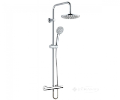 душевая система Invena Esla с термостатом, хром (AU-94-D01)