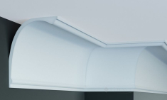 карниз гибкий Elite Decor Gaudi Decor 18x14x244 см белый (P 888 Flexi)