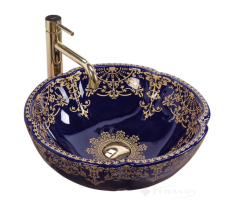 умывальник Rea Marina 42,5x42,5 blue (REA-U3300)