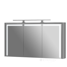 шкафчик зеркальный Botticelli Levanto 128x23,2x75,2 серый (LvM-128)