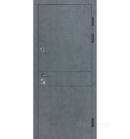 двері вхідні Булат Revolut В-606 850x2050x85 права модель 250, бетон антрацит/оксид білий (0051)