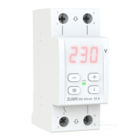 реле напряжения Zubr 32 А, 7 300 ВА (D2-32 red)