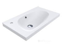 умывальник Miraggio Titania Mirasoft 69,5x39,6 белый матовый (1121)