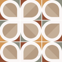 плитка Equipe Bauhome 20x20 blatt warm