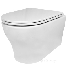 унітаз Devit Fresh підвісний, безободковий з сидінням soft-close, білий (3121121)