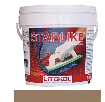 Затирка Litokol Litochrom Starlike 1-15 (С.300 асиза) 5 кг