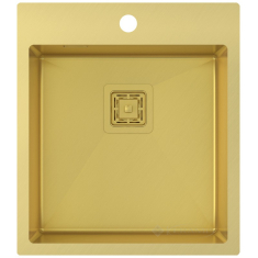 кухонна мийка Aquasanita Aira 510x450x200 золота (AIR100X-G)