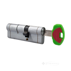 цилиндр для замка Securemme 3220CCS35551X5 К22 35-55 мм 5кл +1 монтажний ключ мат.хром