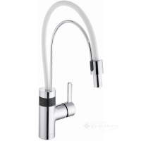 смеситель для мойки Kludi E-Go белый/хром (422050575)