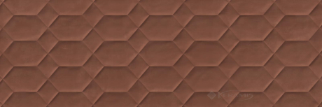 Плитка Ragno Resina 40x120 terracotta struttura bee 3D ret (R79S)
